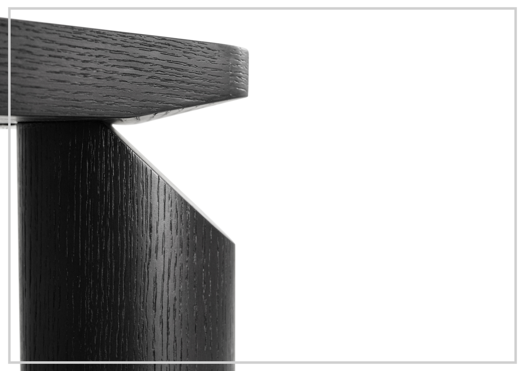 Lucia Rectangular Dining Table | Smoke Black | 6 Seater | Klaussner