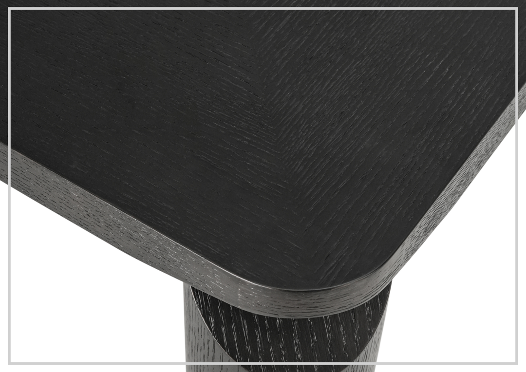 Lucca Dining Table | Smoke Black | Klaussner - Jennihome