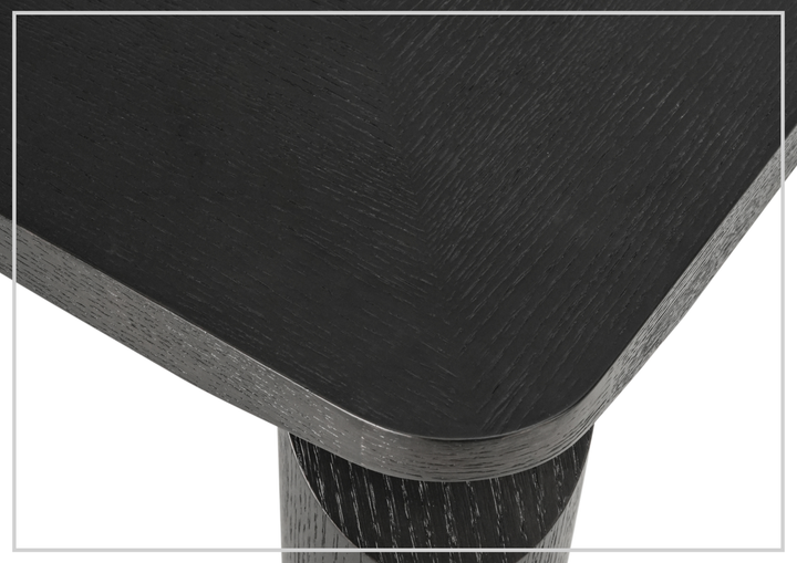 Lucca Dining Table | Smoke Black | Klaussner - Jennihome