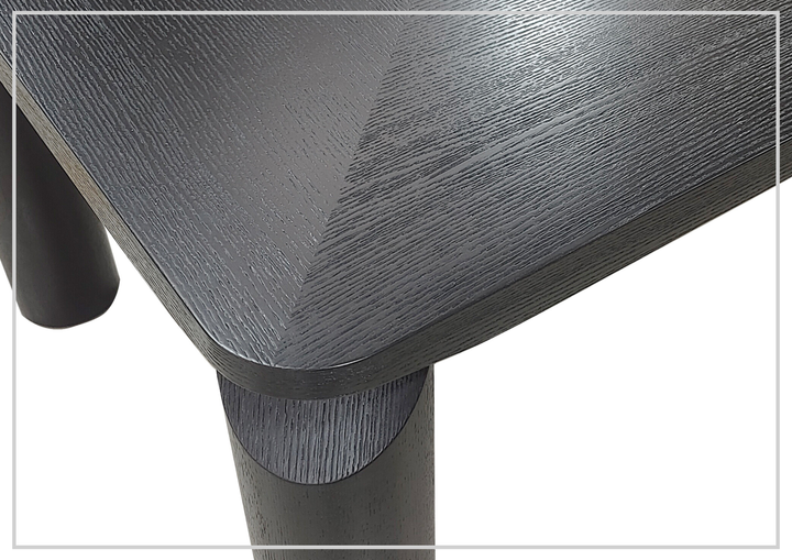Lucca Dining Table | Smoke Black | Klaussner - Jennihome