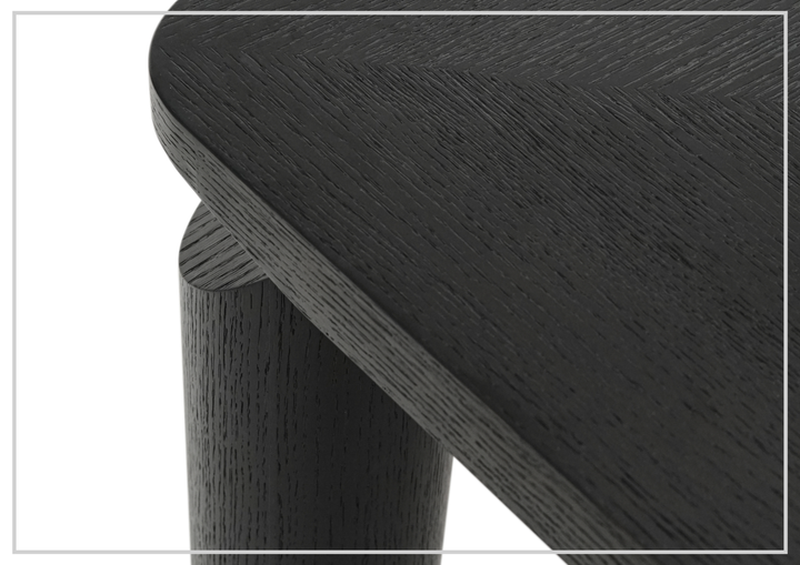Lucca Dining Table | Smoke Black | Klaussner - Jennihome