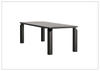 Lucca Dining Table | Smoke Black | Klaussner - Jennihome