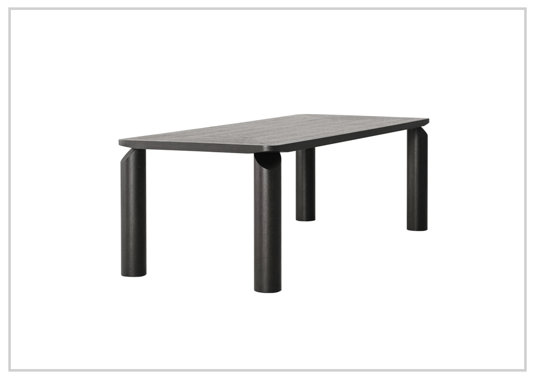 Lucca Dining Table | Smoke Black | Klaussner - Jennihome