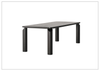 Lucca Dining Table | Smoke Black | Klaussner - Jennihome