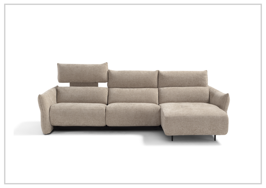 Luminara Power Recliner Sectional Sofa | L-Shape | Fabric | Klaussner - Jennihome