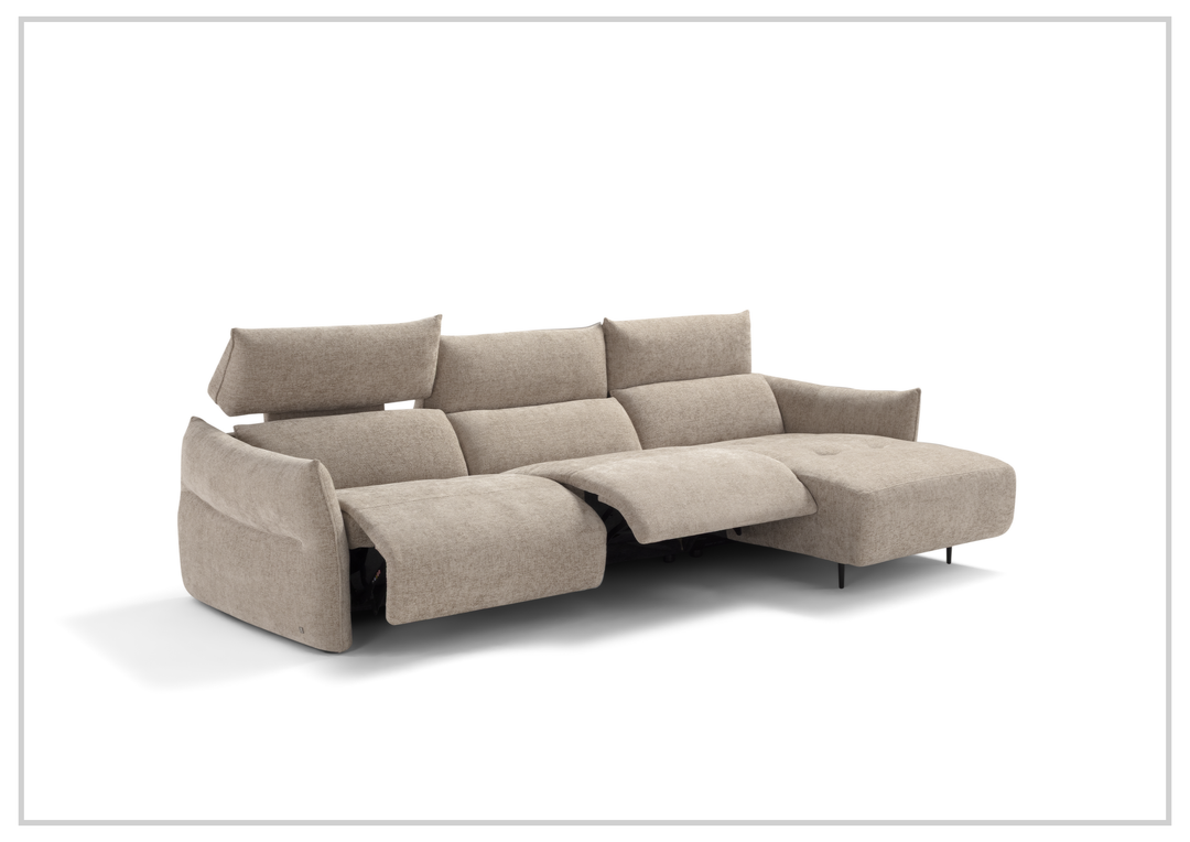 Luminara Power Recliner Sectional Sofa | L-Shape | Fabric | Klaussner - Jennihome