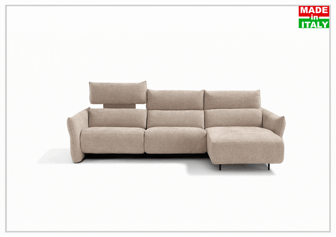 Luminara Power Recliner Sectional Sofa | L-Shape | Fabric | Klaussner - Jennihome