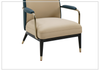 Lusoria Leisure Leather Chair | In Champagne Gold | Klaussner