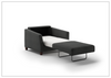 Luonto Monika Fabric Sleeper Sofa Chair in Cot Size