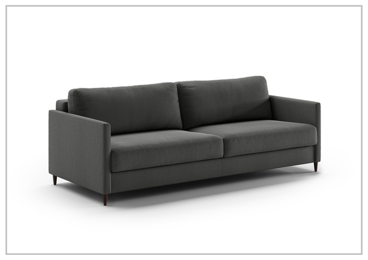 Luonto Elfin King Sleeper Sofa with Chrome or Wood Legs