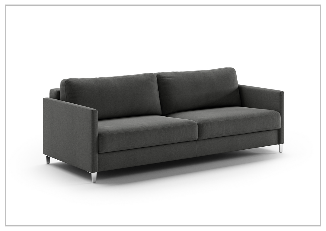 Luonto Elfin King Sleeper Sofa with Chrome or Wood Legs