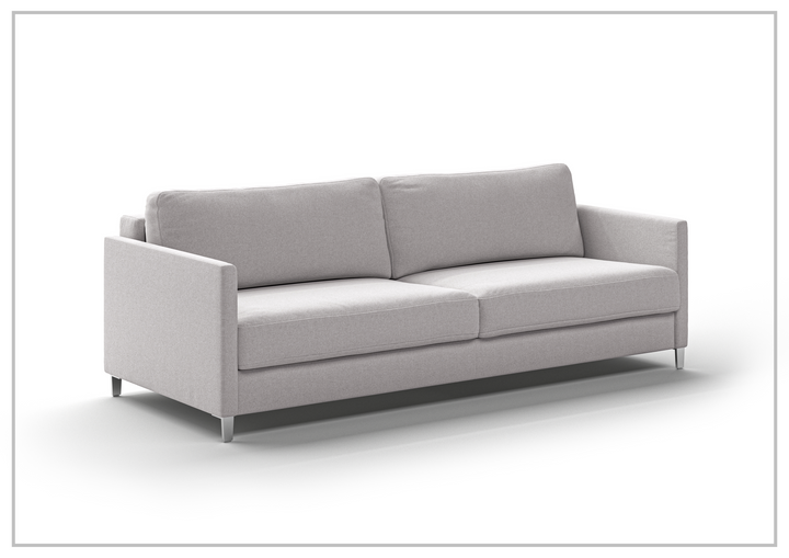 Luonto Elfin King Sleeper Sofa with Chrome or Wood Legs