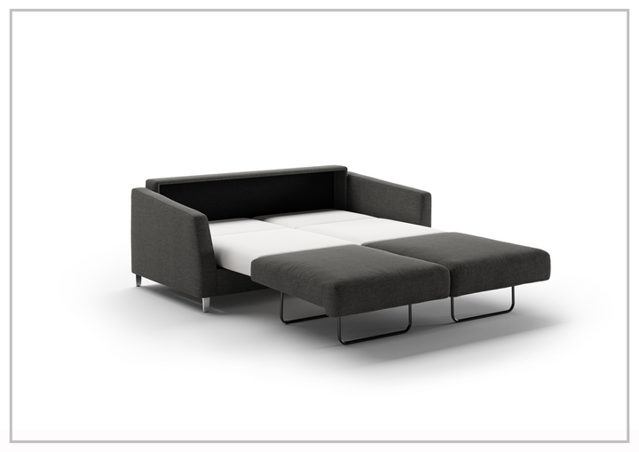 Luonto Monika Fabric Queen Sleeper Sofa With Wood or Chrome Legs-Jennihome