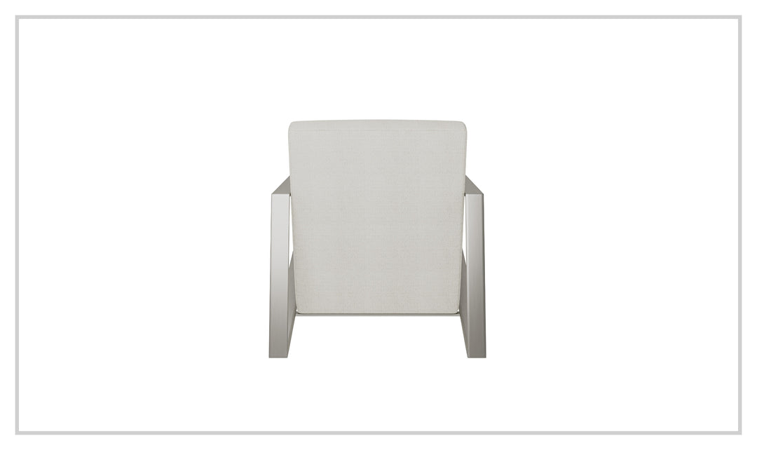 Marco Fabric Arm Chair | Stainless Steel Frame | Tight Seat | Bernhardt-Jennihome