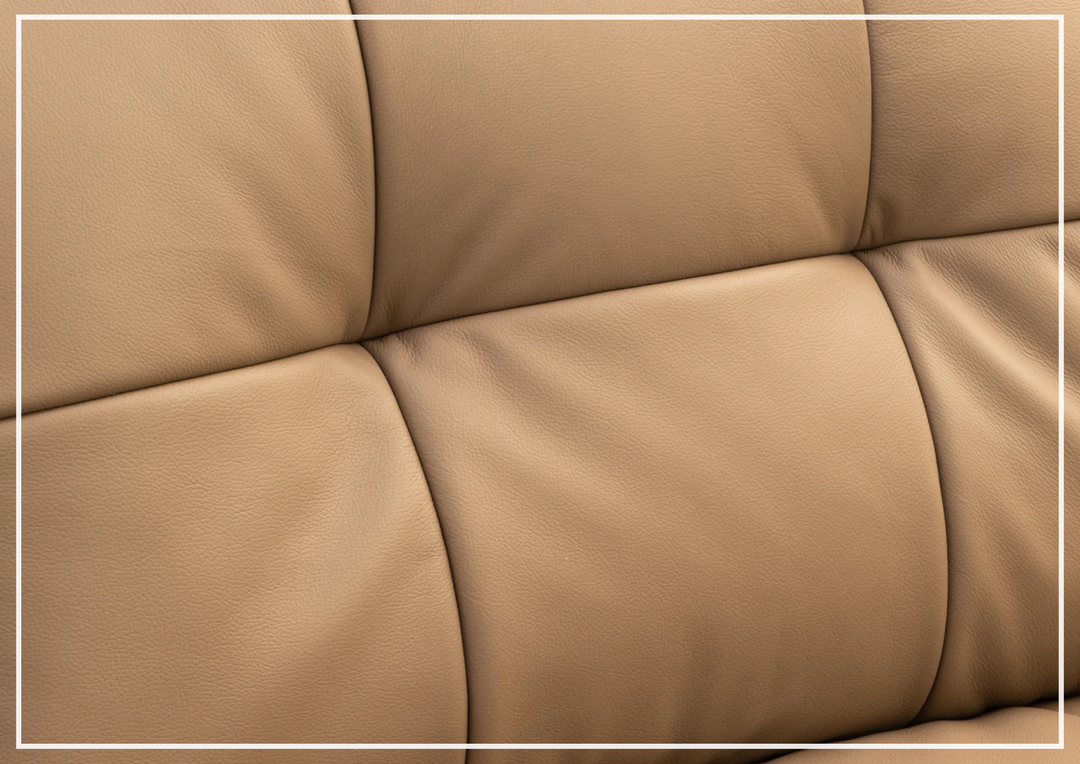 Morbido 3 Seater Sofa | Leather Tufted | Klaussner