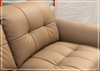 Morbido 3 Seater Sofa | Leather Tufted | Klaussner
