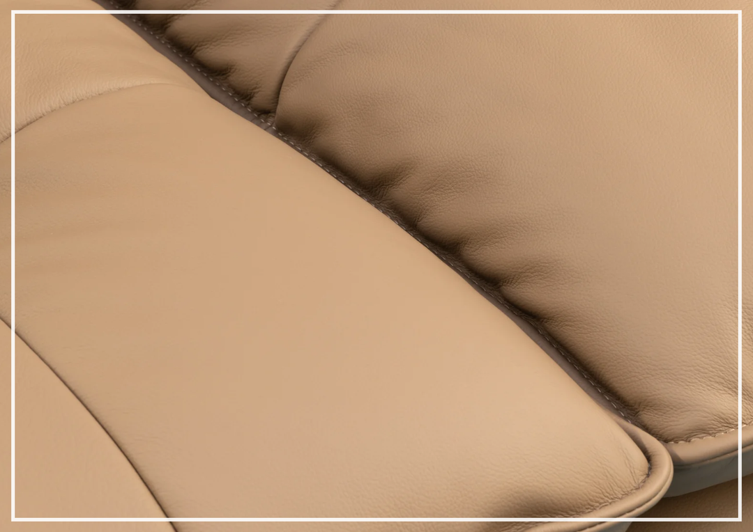 Morbido 3 Seater Sofa | Leather Tufted | Klaussner