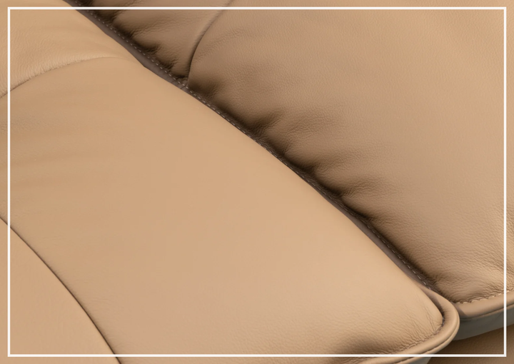 Morbido 3 Seater Sofa | Leather Tufted | Klaussner