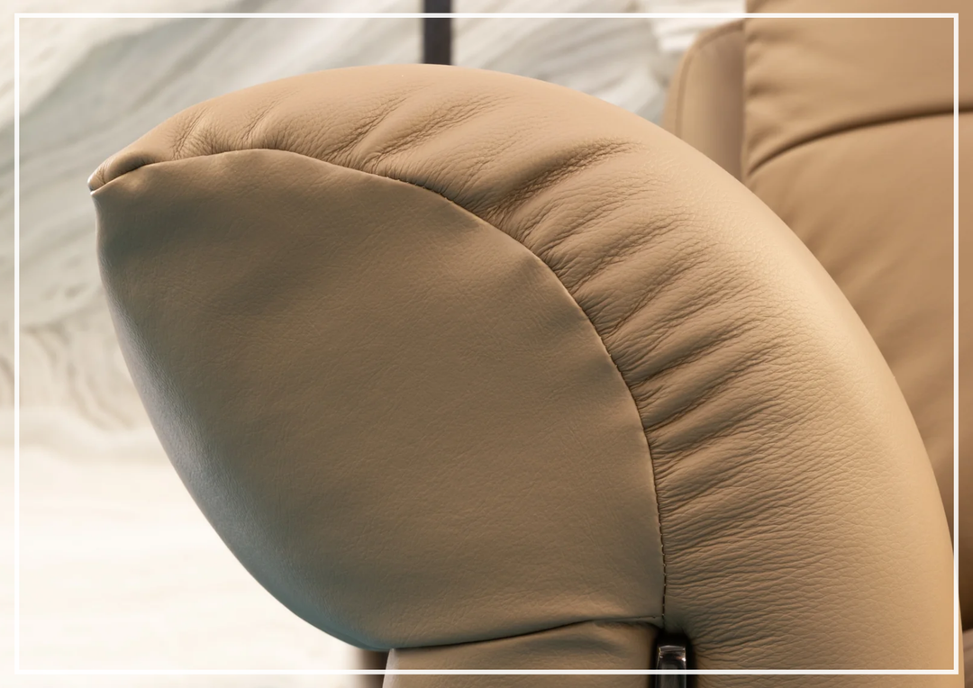 Morbido 3 Seater Sofa | Leather Tufted | Klaussner