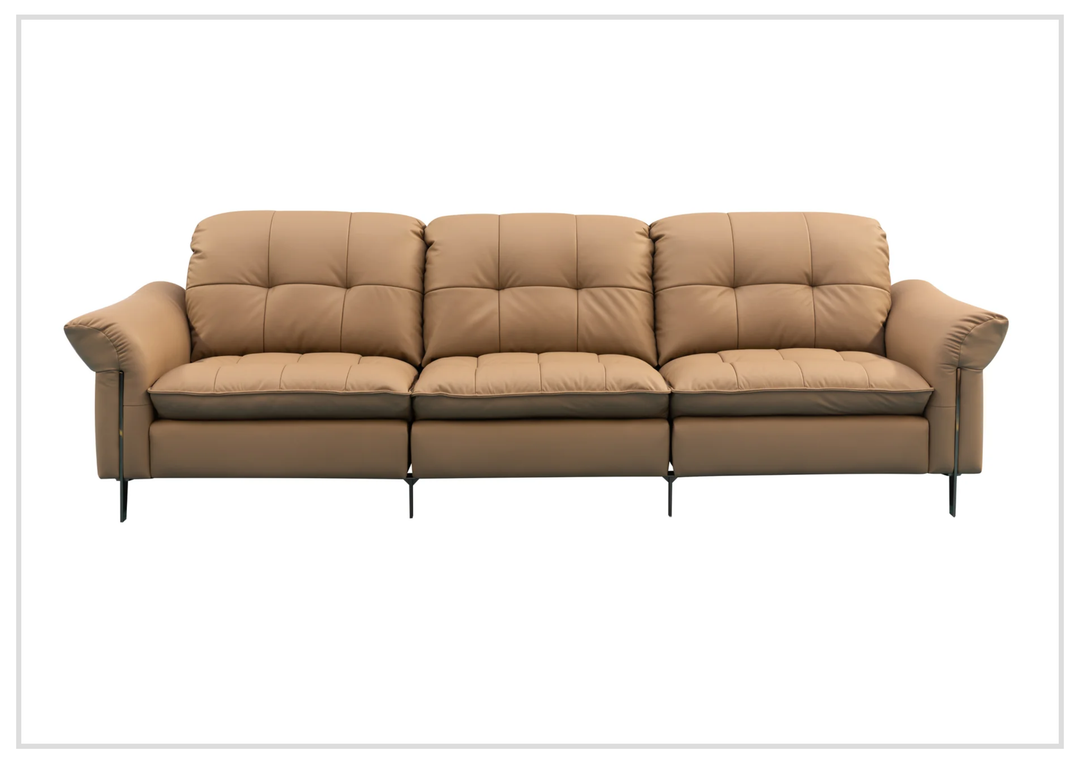 Morbido 3 Seater Sofa | Leather Tufted | Klaussner