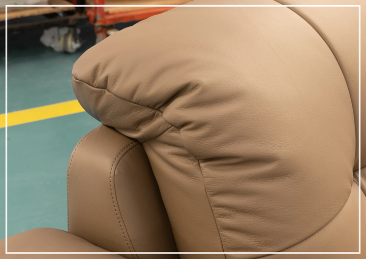 Morbido 3 Seater Sofa | Leather Tufted | Klaussner