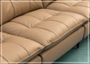 Morbido 3 Seater Sofa | Leather Tufted | Klaussner