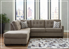 Gio Italia Mellis 2-Piece Fabric Sectional Sofa With Chaise-Jennihome