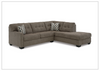 Gio Italia Mellis 2-Piece Fabric Sectional Sofa With Chaise-Jennihome
