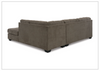 Gio Italia Mellis 2-Piece Fabric Sectional Sofa With Chaise-Jennihome