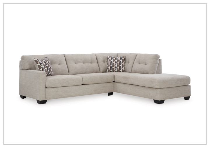 Gio Italia Mellis 2-Piece Fabric Sectional Sofa With Chaise-Jennihome