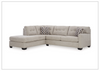 Gio Italia Mellis 2-Piece Fabric Sectional Sofa With Chaise-Jennihome