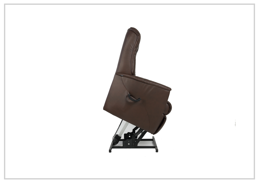 Memphis Leather Lift Recliner Chair | Motorized Headrest | Fjords