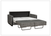 Fjords Mia Fabric Sleeper Sofa in Gray Color-Jennihome
