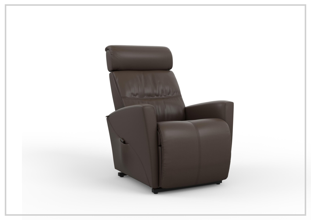 Milan Leather Lift Recliner Chair | Motorized Headrest | Fjords