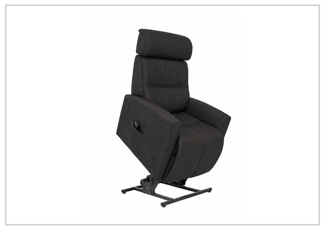 Milan Leather Lift Recliner Chair | Motorized Headrest | Fjords