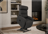 Milan Leather Lift Recliner Chair | Motorized Headrest | Fjords
