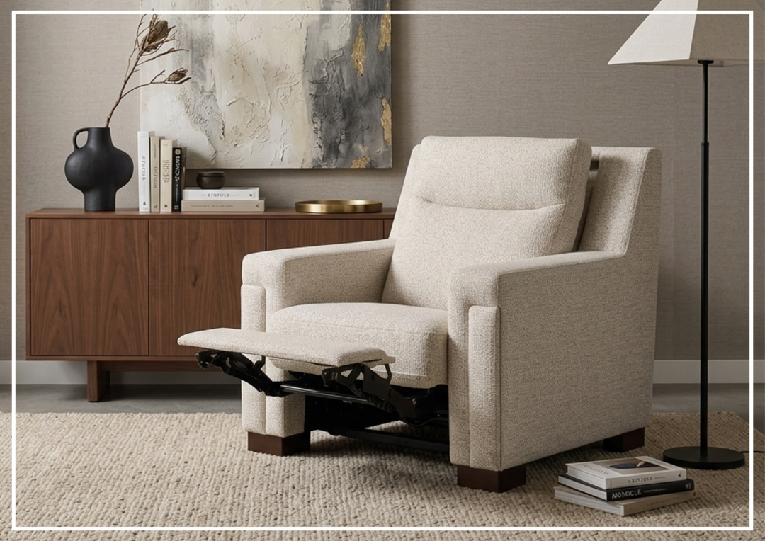 Mixon Power Reclining Chair | Adjustable Headrest | USB Charging | Universal