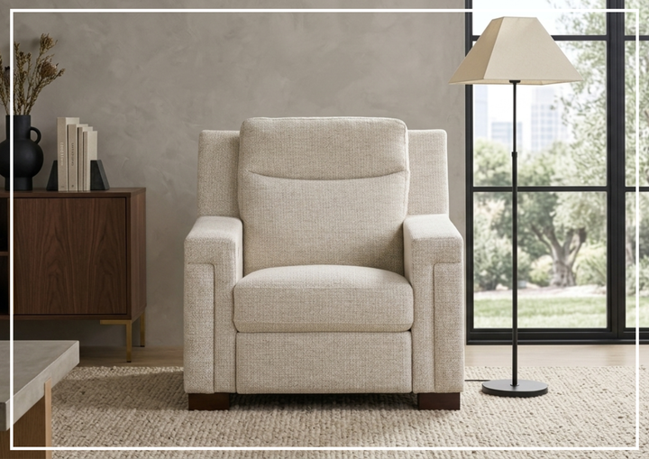 Mixon Power Reclining Chair | Adjustable Headrest | USB Charging | Universal