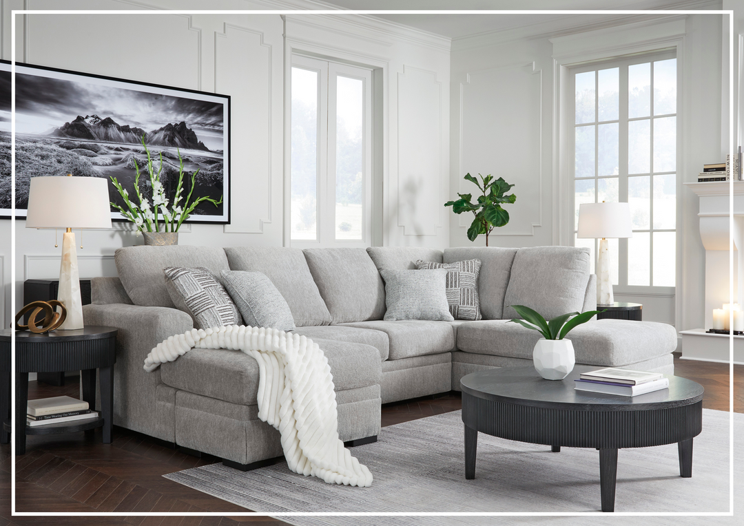 Gio Italia Gabrileigh 2-Piece U-Shaped Sectional Sofa with Chaise