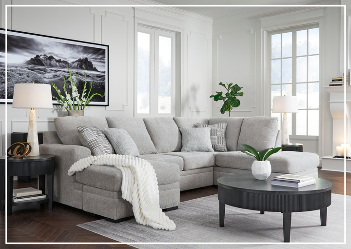 Gio Italia Gabrileigh 2-Piece U-Shaped Sectional Sofa with Chaise