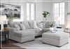 Gio Italia Gabrileigh 2-Piece U-Shaped Sectional Sofa with Chaise