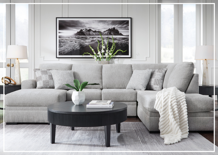 Gio Italia Gabrileigh 2-Piece U-Shaped Sectional Sofa with Chaise