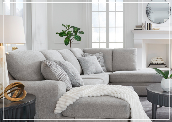 Gio Italia Gabrileigh 2-Piece U-Shaped Sectional Sofa with Chaise