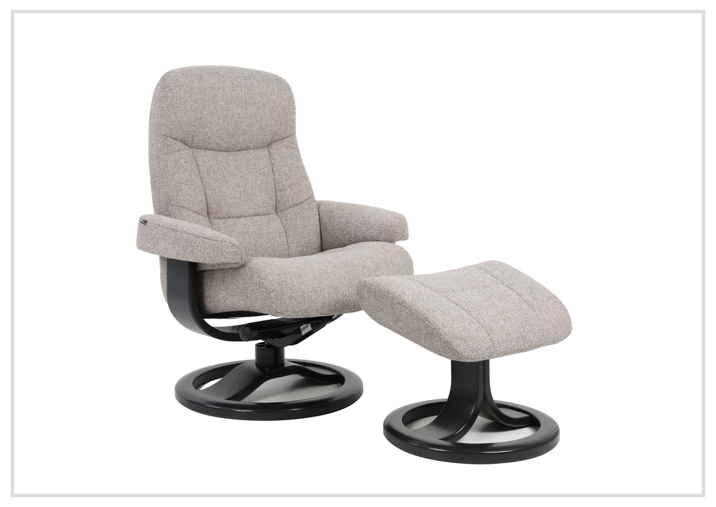 Muldal R Recliner Chair | Neck Support Swivel Base| Fjords