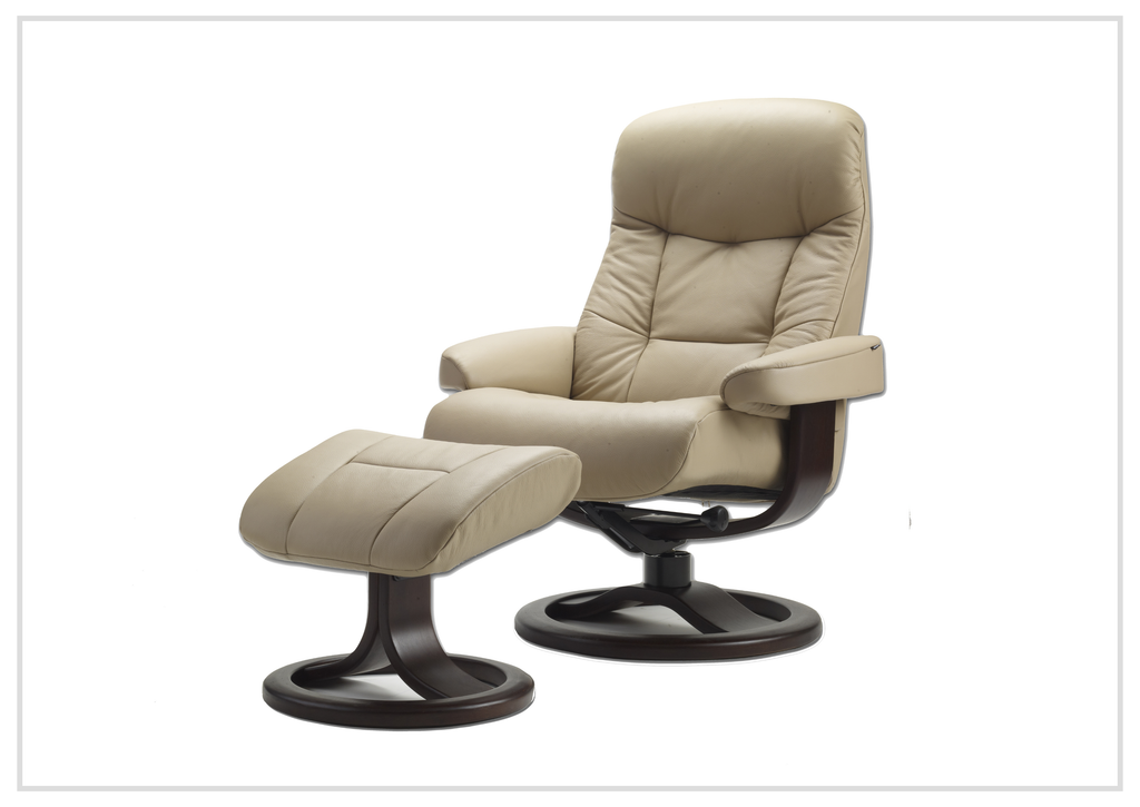 Muldal R Recliner Chair | Neck Support Swivel Base| Fjords