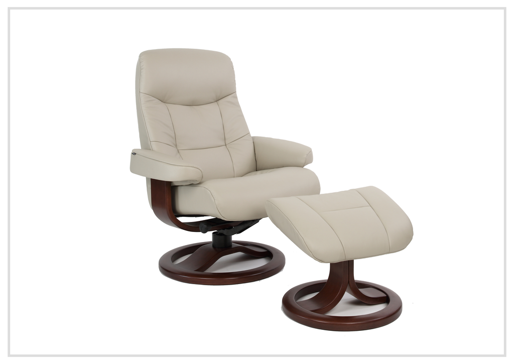 Muldal R Recliner Chair | Neck Support Swivel Base| Fjords