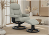 Muldal R Recliner Chair | Neck Support Swivel Base| Fjords