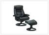 Mustang R Leather Recliner Chair | Foot Stool | Fjords - Jennihome
