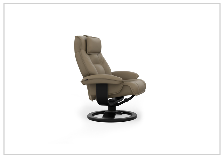 Mustang R Leather Recliner Chair | Foot Stool | Fjords - Jennihome