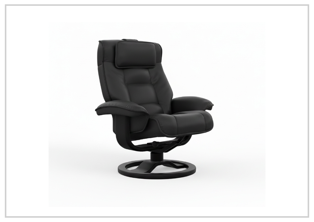 Mustang R Leather Recliner Chair | Foot Stool | Fjords - Jennihome